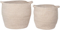 House Nordic Lamas kosarak, pamut, bézs, 2db (4401547) - geminiduo
