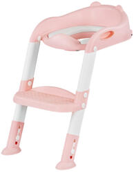 Leziter Lépcsős WC szűkítő rózsaszín (HB-PVC002-SB) - geminiduo