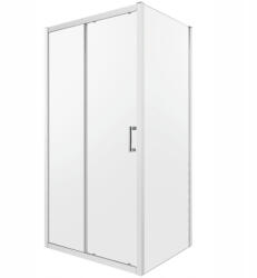 Kerra ZOOM 100x80TR téglalap alakú zuhanykabin zuhanytálca nélkül (ZOOM-100X80-TR-SOLO) - geminiduo