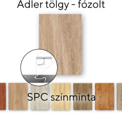 Leziter Adler tölgy Vinyl SPC fózolt padló minta/db (ADT-F-MINT) - geminiduo