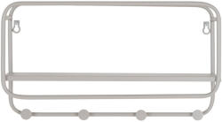 House Nordic Feira kalaptartó fogas, acél, szürke 45x15x25 cm (3201015) - geminiduo