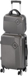 Leziter TraveLux Pro VI gurulós bőrönd szett szürke (LTRPBS-VI-GR) - geminiduo