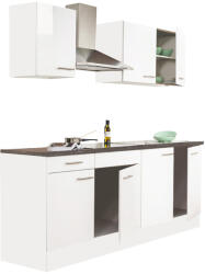 Leziter Yorki 210 konyhabútor fehér korpusz, selyemfényű fehér fronttal (L210FHFH) - geminiduo