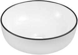 Kerra KR-98 WH/BL kerámia design mosdó (KR-98-WH-BL) - geminiduo