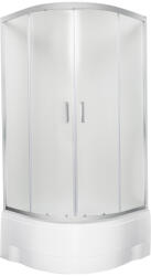 Kerra Malibu GL 80 íves mélytálcás zuhanykabin (MALIBU-GL-80-Z-BR) - geminiduo