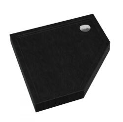 Kerra Prato 90 szögletes fekete akril zuhanytálca (PRATO90BL) - homelux