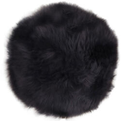 House Nordic Báránybőr ülőpárna, fekete, 35 cm (3981014) - homelux