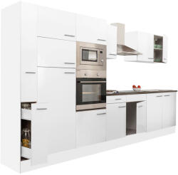 Leziter Yorki 360 konyhabútor fehér korpusz, selyemfényű fehér fronttal (L360FHFH) - homelux