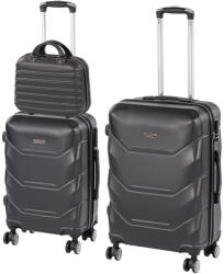 Leziter TraveLux Max VIII gurulós bőrönd szett fekete (LTRMBS-VIII-BL)