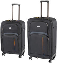 Leziter TraveLux Light IV gurulós bőrönd szett fekete (LTRLBS-IV-BL)
