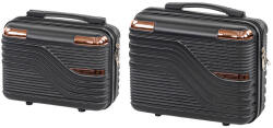 Leziter TraveLux Urban II bőrönd szett fekete (LTRUBS-II-BL)