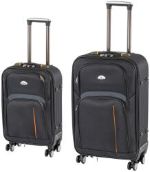 Leziter TraveLux Light II gurulós bőrönd szett fekete (LTRLBS-II-BL)