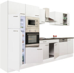 Leziter Yorki 340 konyhabútor fehér korpusz, selyemfényű fehér fronttal (L340FHFH) - homelux