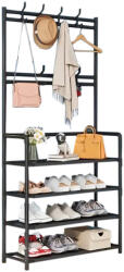 Leziter Előszobafal ruhaállvány LRA-02 fekete (LRA-02)