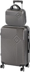 Leziter TraveLux Pro VII gurulós bőrönd szett szürke (LTRPBS-VII-GR) - homelux