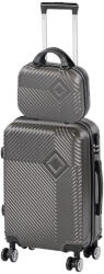 Leziter TraveLux Pro III gurulós bőrönd szett szürke (LTRPBS-III-GR) - homelux