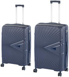 Leziter TraveLux Endure IV gurulós bőrönd szett kék (LTREBS-IV-BLU) - homelux