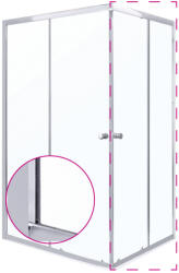 Kerra OLGA SQ 100 ELEMENT zuhanyajtó (OLGA-SQ-100-ELEMENT) - homelux