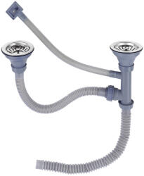 Leziter Szifon 2 medencés mosogatóhoz (B40D) - homelux