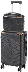 Leziter TraveLux Urban VI gurulós bőrönd szett fekete (LTRUBS-VI-BL)