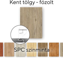 Leziter Kent tölgy Vinyl SPC fózolt padló minta/db (KEN-F-MINT) - homelux