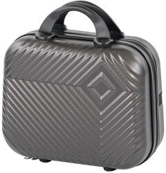 Leziter TraveLux Pro kézi bőrönd keményfedeles 28x36x16 cm szürke (8016-GR14) - homelux