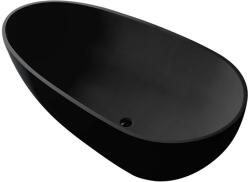 Wellis Soul Matt Black öntöttmárvány szabadon álló kád 167, 5x85, 53 cm (WK00180) - homelux