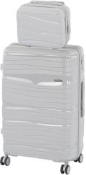 Leziter TraveLux Voyager IV gurulós bőrönd szett szürke (LTRVBS-IV-GR) - homelux