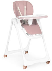 Homelux Etetőszék állítható magasság eco-bőr pántok dupla tálca rózsaszín (HA-013_PINK) - homelux