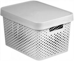 Keter INFINITY kosár tetővel 17L, fehér 229153 (04742-N23) (229153)