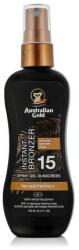 Australian Gold Instant Bronzer Spray Gel Sunscreen fényvédő készítmény testre 100 ml