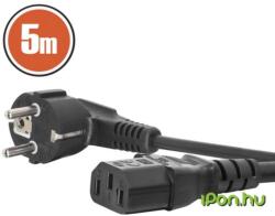 Delight 230v IEC Cablu de alimentare Negru 5m 53960 (53960)