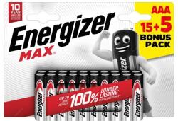 Energizer LR03/20 Max AAA 15 5 ingyen Energizer LR03/20 Max AAA 15 5 ingyen (EU017)