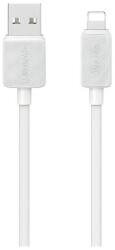 USAMS SJ689USB02 1m USB/Lightning fehér adat- és töltőkábel (SJ689USB02)