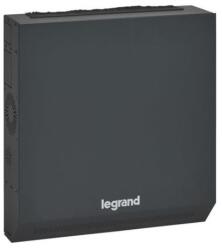 Legrand 646240 19" 3+1U MAG: 569 SZÉL: 538 MÉLY: 158 fekete lapos monoblokk Linkeo fali rackszekrény (646240) - bestbyte