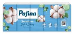 PUFINA Papír zsebkendő, 3 rétegű, 10x10 db, 'Sensitive' (KHH876) (KHH876)