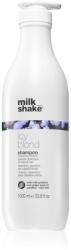 Milk Shake Icy Blond Shampoo sampon a sárga tónusok neutralizálására szőke hajra 1000 ml