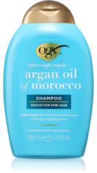 OGX Argan Oil Of Morocco Lightweight Shampoo sampon a hidratálásért és a fényért 385 ml