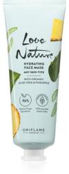 Oriflame Love Nature Organic Aloe Vera & Pineapple hidratáló arcmaszk 75 ml