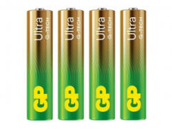 GP Batteries elem Ultra alkáli mikro ceruza 4 db (24AU-PGB4) (GP24AU-PGB4) - aqua