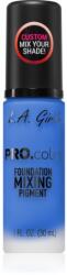 L. A. Girl Cosmetics PRO. Color sminkalap a make-up alá egységesíti a bőrszín tónusait árnyalat Blue 30 ml