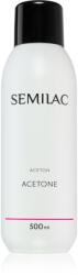 Semilac Liquids acetonă pentru a îndepărta gelul de pe unghii 500 ml