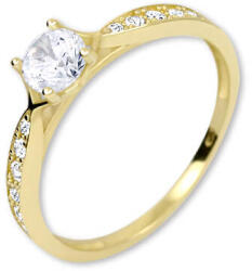 Soliter Brilio Arany gyűrű kristályokkal 229 001 00753 53 mm