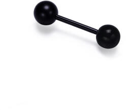 S'Agapõ Fekete piercing single fülbevaló Rogue SRG26 - 1 db