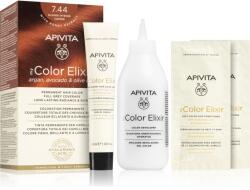APIVITA My Color Elixir culoare par fără amoniac culoare 7.44 Blonde Intense Copper 1 buc