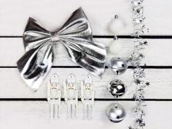 LAALU Ezüst katonák díszkészlet, max. 100 cm fákhoz (LAU-2226-OZM)