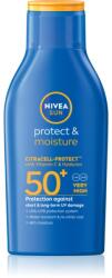 Nivea SUN Protect & Moisture hidratáló napozótej SPF 50+ 100 ml