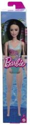 Barbie Papusa Barbie bruneta cu costum de baie albastru