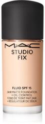 MAC Cosmetics Mini Studio Fix Fluid SPF 15 24HR Matte Foundation + Oil Control machiaj cu efect matifiant SPF 15 culoare NW10 15 ml
