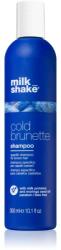 Milk Shake Cold Brunette Shampoo sampon a sárga tónusok neutralizálására a barna árnyalatú hajra 300 ml